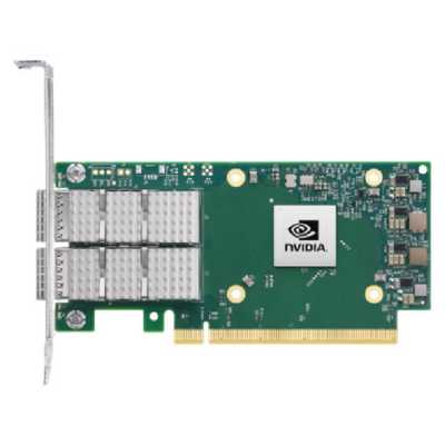 Сетевая карта ConnectX®-6 Dx EN adapter card, 100GbE, Dual-port QSFP56, PCIe 4.0 x16, Crypto and Secure Boot, Tall Bracket