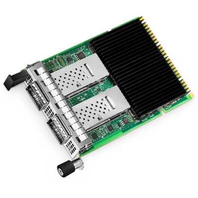 Сетевая карта NVIDIA ConnectX-7 OCP3.0 SFF Adapter Card, 200GbE (default mode) / NDR200 IB, Dual-port QSFP112, Multi-Host and Socket Direct capable, PCIe 5.0 x16, Crypto Disabled, Secure Boot Enabled, Thumbscrew (Pull Tab) Bracket