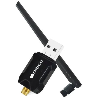 Сетевой адаптер ORIGO OW900A/A1A Wi-Fi 6 AX900 USB 2.0,2.4/5 ГГц, съемная антенна 5 dBi