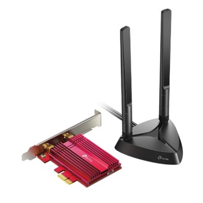 Адаптер TP-Link Wi-Fi 11AX 3000Mbps dual-band PCI-E adapter, two external Antennas