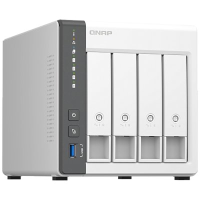 Сетевое хранилище NAS Qnap D4 (REV. C) 4-bay настольный Cortex-A55 RK3568B2