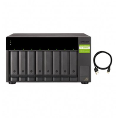 Полка расширения сетевого хранилища без дисков SMB QNAP TL-D800C USB 3.2 Gen 2 Type-C JBOD storage enclosure, 8-tray 3,5"/2,5" w/o HDD. desktop version.