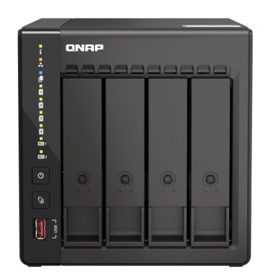 Сетевое хранилище SMB QNAP TS-453E-8G NAS, 4-tray w/o HDD. 2xHDMI-port. 4-core Celeron J6412 2-2.6 GHz, 8Gb DDR, 2x2.5Gb LAN, 2 x M.2 2280 PCIe Gen 3 x2, 2x USB 3.2 Gen 2 (10Gbps) Port, 2x USB 2.0 port
