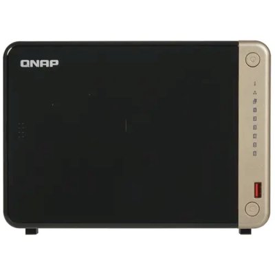 Сетевое хранилище NAS Qnap Original TS-664-8G 6-bay настольный Celeron N5095