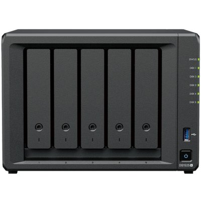 СХД настольное исполнение Synology 5BAY NO HDD USB3 DS1525+