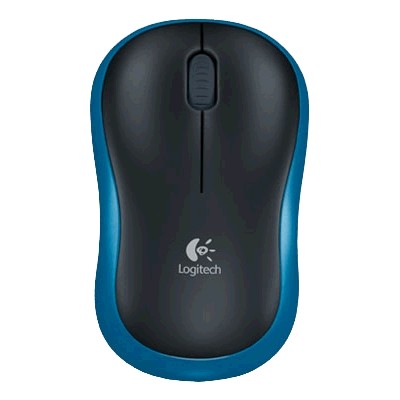 Мышь беспроводная LOGITECH M185 blue, USB, 1000dpi 910-002239