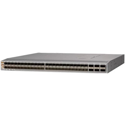 Коммутатор Cisco N9K-C93180YC-FX3, 48×25 Гбит/с SFP28 + 6×100 Гбит/с, управляемый