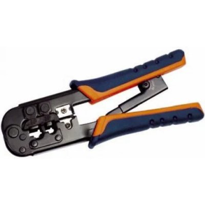 Инструмент обжимной ITK TM1-B10V для RJ-45/RJ-12/RJ-11 (упак:1шт) черный