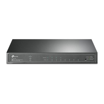 Коммутатор TP-Link JetStream 8-Port Gigabit Smart Switch with 4-Port PoE+, 4× Gigabit PoE+ Ports, 802.3at/af, 62 W PoE Power, Desktop Steel CaseIntegration with Omada SDN Controller, 802.1Q VLAN, STP/RSTP/MSTP, IGMP Snooping, 802.1p/DSCP QoS, ACL, 802.1x,
