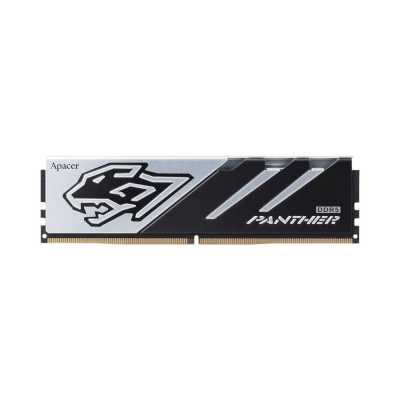 Оперативная память Apacer Panther, DDR5, 16GB (1x16GB), 6000 MHz, CL40, с радиатором, черно-серый