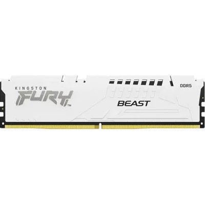 Оперативная память Kingston Fury Beast Expo, DDR5, 16Gb (1x16 GB), 6400 MHz, CL32, DIMM, радиатор, белый