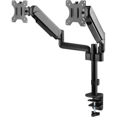 Кронштейн для мониторов ЖК Digma D-MM202D черный 17"-32" макс.9кг крепление к столешнице поворот и наклон