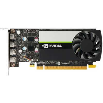 Видеокарта VGA PNY NVIDIA QUADRO T1000, 4 Gb GDDR6/128 bit, PCI Express 4.0 x16, 4x mDP, PG172
