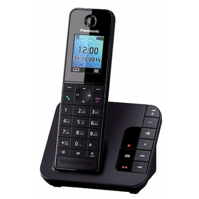 Телефон беспроводной (DECT) Panasonic KX-TGH220RUB черный АОН, Caller ID, "Радионяня"