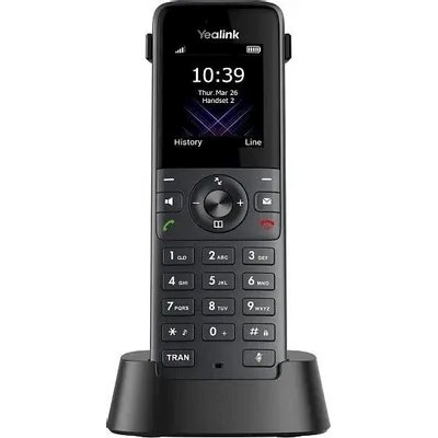Телефон DECT-трубка Yealink W74H черный