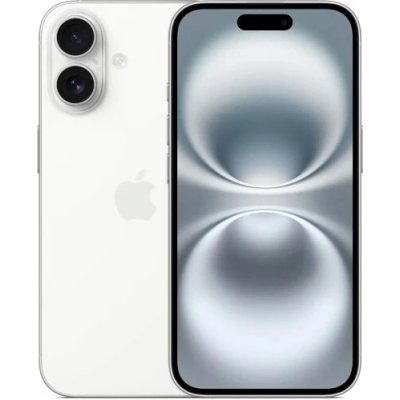 Смартфон Apple A3287 iPhone 16 128Gb белый моноблок 3G 4G 1Sim 6.1" 1179x2556 iOS 18 48Mpix 802.11 a