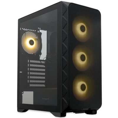 Компьютерный корпус HSPD M521, Mesh Mid Tower, черный, slide TG, 0.45 SPCC, 4x120мм ARGb ATX, mATX, mITX 160/330/184мм 2x2.5", -, 7xPCI 2xUSB-A 3.0, 1xUSB-A 1.0 390x200x449мм