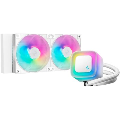 Система водяного охлаждения Deepcool LE240 V2 Soc-AM5/AM4/1200/1700/1851 белый 4-pin 28.2-31.6dB Al
