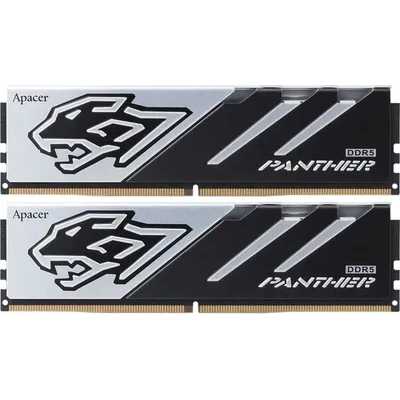 Оперативная память Apacer Panther, DDR5, 32GB (2x16GB), 5200 MHz, CL40, с радиатором