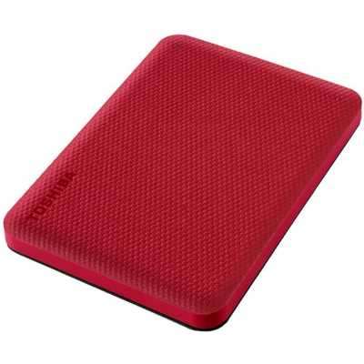 Внешний HDD 2.5" Toshiba Canvio Advance, 1TB, USB 3.2 Gen 1 Type-A, 5400 rpm, красный