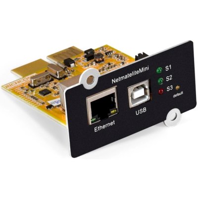 SNMP-карта внутренняя ExeGateNetExpert 522/Richcomm NetmaitliteMini для On-line ИБП ExeGatePowerExpert (плата для удаленного управления для ИБП ExeGateсерии TL, ULS, 1*10/100 Base-T Fast Ethernet(RJ45)+1*USB(B)) EX297647RUS