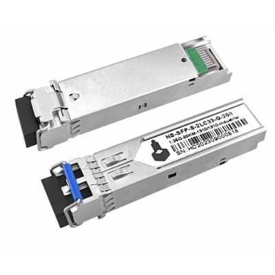 Оптический SFP модуль NST NS-SFP-S-2LC33-G-20 - Два волокна Single Mode. Скорость: до 1,25 Гбит/c. Тип разъема: 2xLC. Оптический бюджет: 15дБ. Расстояние передачи - до 20км. Рабочая длина волны,нм - Tx:1310/Rx:1310.