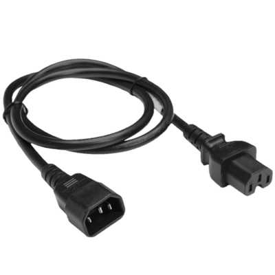 Сетевой кабель CISCO Cabinet Jumper Power Cord, 250 VAC 13A, C14-C15 Connectors (2 m), CAB-C15-C14-2M