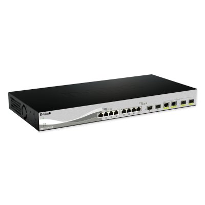 Коммутатор D-Link DXS-1210-12TC, 10×10 Гбит/с + 2×10 Гбит/с SFP+, настраиваемый