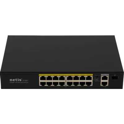 Коммутатор Netis 16PORT 10/100M 16POE+2XGE+SFP P116GH