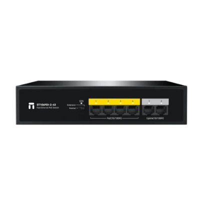 Коммутатор Netis ST106PDI-2-43 6x100Мбит/с 4PoE 43W неуправляемый