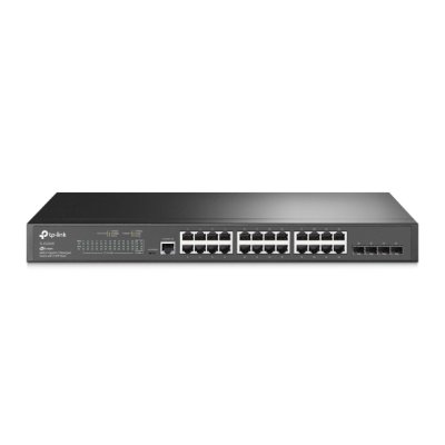 Коммутатор JetStream 24-port Gigabit L2/L2+ Managed Switch with 4 SFP slots, support SDN controller, 1U