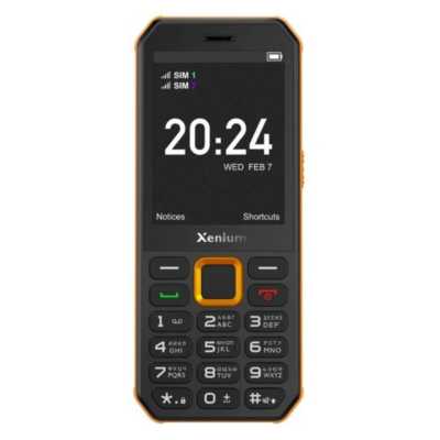 Мобильный телефон Xenium X300 черный/оранжевый