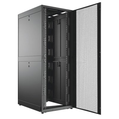 Шкаф телекоммуникационный C3 Solutions 42U 600x1200, черный, дверь перф.