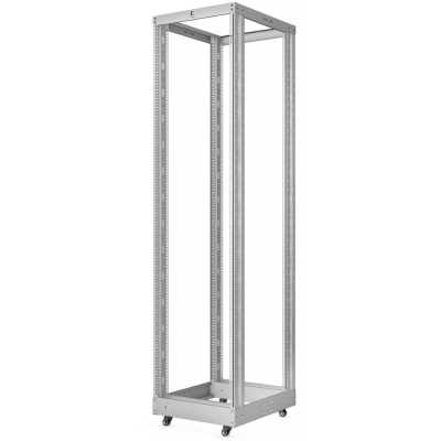 Стойка открытая 19" Cabeus RА, универсальная, 42U, 2013х515х1000 мм (ВхШхГ), двухрамная, серый