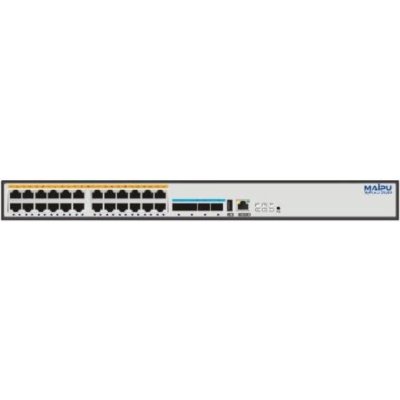 Коммутатор/ 24-Port 100/1000M electric interfaces, 4-Port 10G SFP+ interfaces, One Extension Slot, 380W/760W PoE&PoE+, Dual Power Slots