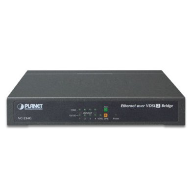 Медиаконвертер VC-234G Ethernet в VDSL2, внешний БП PLANET VC-234G