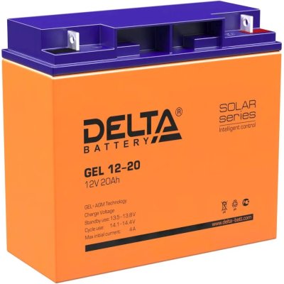 Батарея для ИБП Delta GEL 12-20 12В 20А·ч