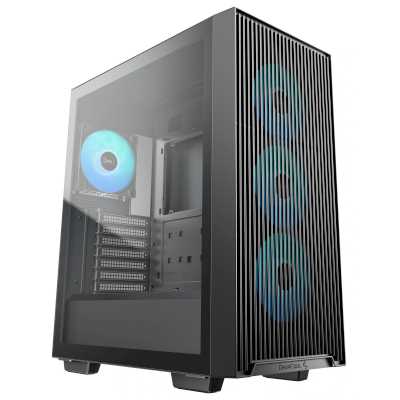 Deepcool CC560 ARGB V3, TG, 4x120mm ARGB Fan, mini-ITX, mATX, ATX, черный (R-CC560-BKAGA4-G-3)