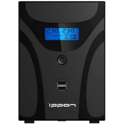 Источник бесперебойного питания Ippon Smart Power Pro II 1200 / 1200 ВА / 720 Вт / 6 x IEC 320 C13