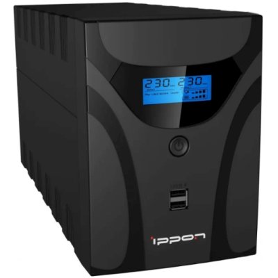 Источник бесперебойного питания Ippon Smart Power Pro II 2200 / 2200 ВА / 1200 Вт / 6 x IEC 320 C13