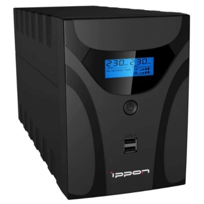 Источник бесперебойного питания Ippon Smart Power Pro II Euro 1200 / 1200 ВА / 720 Вт / 4 x CEE 7 (евророзетка)