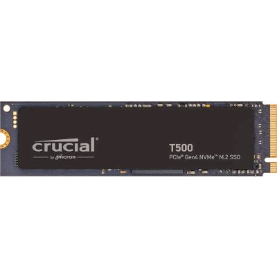 Накопитель SSD Crucial T500, 500Gb, M.2 2280, PCIe 4.0 x4, NVMe, R/W 7200/5700