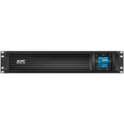Источник бесперебойного питания APC Smart-UPS C 1000VA/600W, 2U RackMount, 230V, Line-Interactive, LCD, 1 year warranty(REP. SMC1000I-2U)