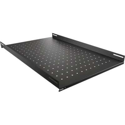 Полка стационарная NTSS NTSS-FS-H-1000-BL 1U нагр.:100кг. 19" 750мм черный (упак.:1шт)