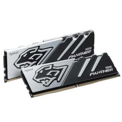 Оперативная память Apacer Panther, DDR5, 32GB (2x16GB), 6000 MHz, CL40, с радиатором