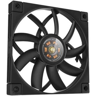 Вентилятор для корпуса Deepcool FT12 Slim 120х120x15 черный 4-pin 25.6дБ (R-FT12SLIM-BKWPN1-G) Ret