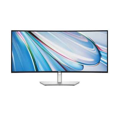 Монитор 34" Dell UltraSharp U3425WE IPS 3440x1440, 120 Гц, 4 мс, 21:9, 300 кд/м², HDMI 2.1, DP 1.4, Thunderbolt 4, 3xUSB-C, USB Hub (5x USB 3.0), Ethernet, 3.5 мм, динамики (2x5 Вт), изогнутый, черный и серебристый
