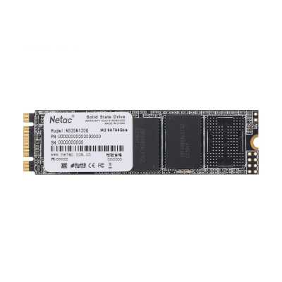 Накопитель SSD Netac N535N, 128Gb, M.2 2280, SATA-III, R/W 510/440