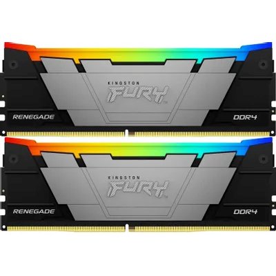 Память DDR4 2x8GB 3600MHz Kingston KF436C16RB2AK2/16 Fury Renegade RGB RTL Gaming PC4-28800 CL16 DIMM UDIMM 288-pin 1.35В kit dual rank с радиатором Ret