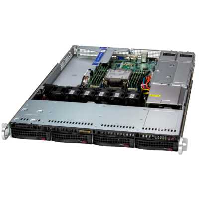 Сервер Supermicro SuperServer 1U 512B-WR 1x6520P/ 4x64GB/ 1xM.2 NVMe 480GB/ SFT-DCMS-SINGLE